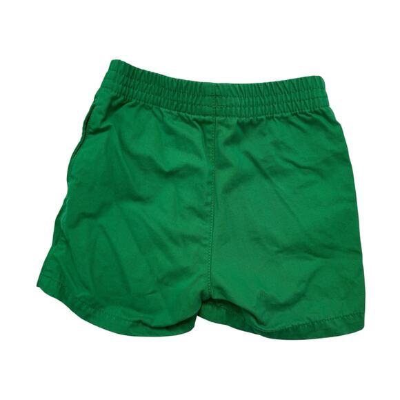 PRIMARY Bright Green Chino Pocket Short Size 18-24 Months Elastic Waist Cotton - Picture 2 of 3